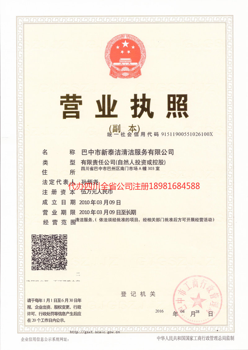 岳阳岳阳新泰洁清洁服务有限公司